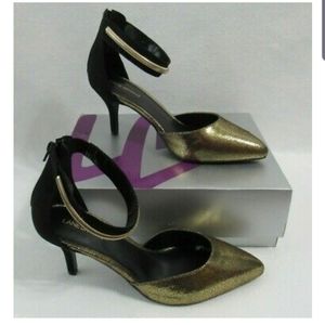 Black and Gold heels